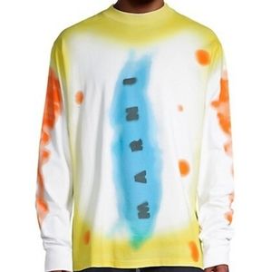 MARNI Spray Logo Long Sleeve Top